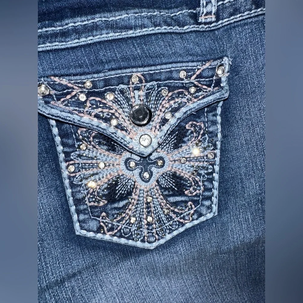 Earl Jean Classic Blue Denim Bootcut Jeans